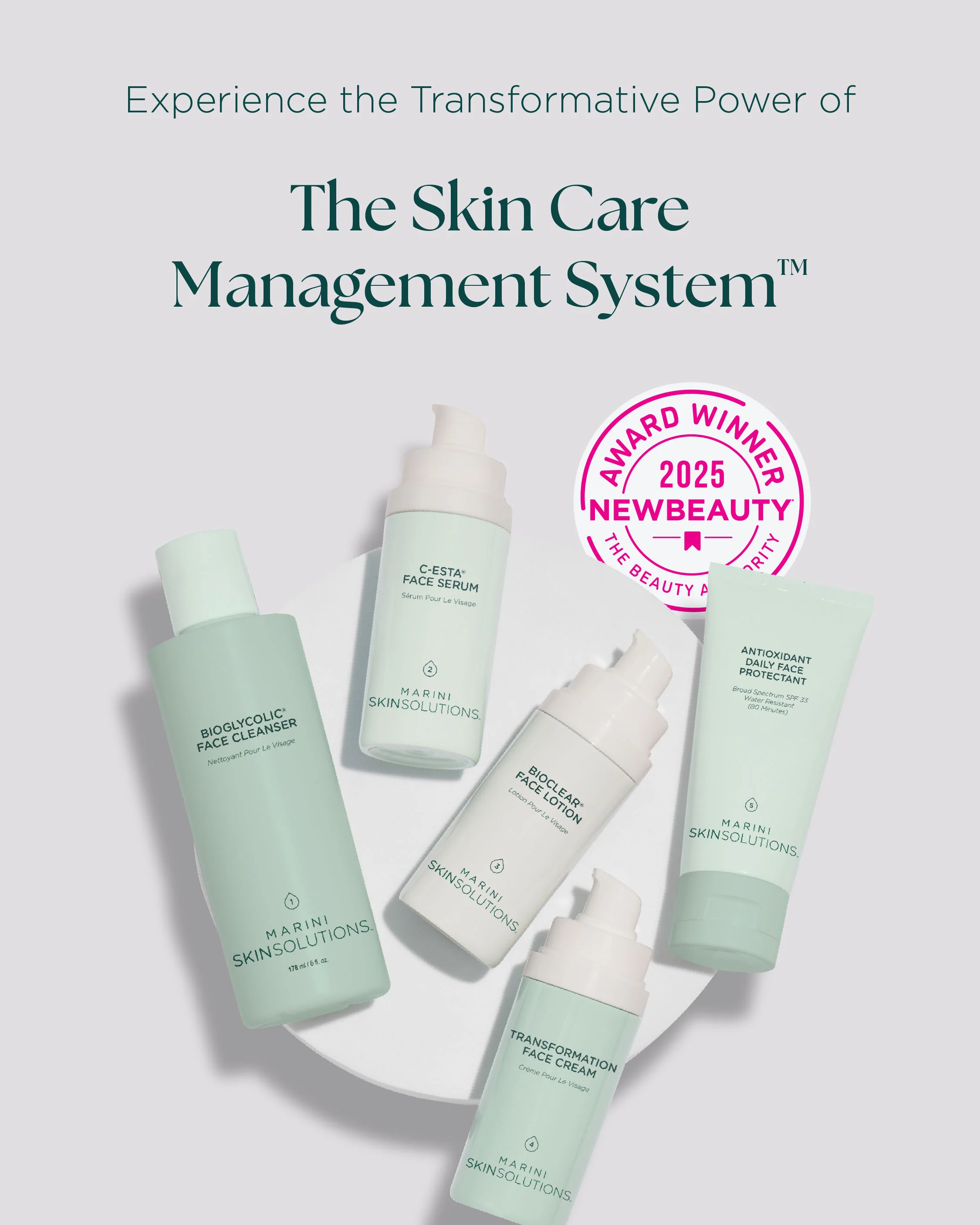 Marini Skin Solutions | Skincare Management Systems with Daily Face Protectant SPF Untinted (Dry to Very Dry Skin) - Image 3