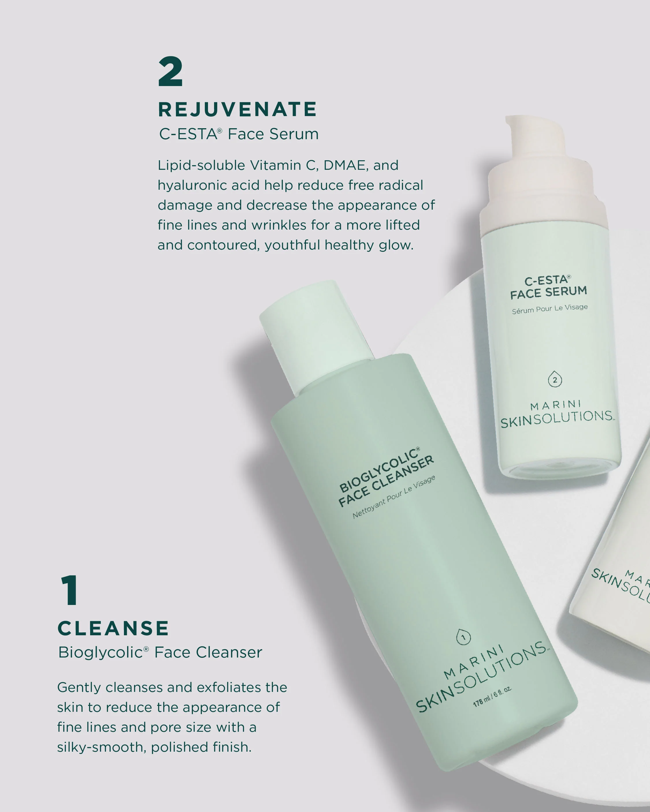 Marini Skin Solutions | Skincare Management Systems with Daily Face Protectant SPF Untinted (Dry to Very Dry Skin) - Image 4