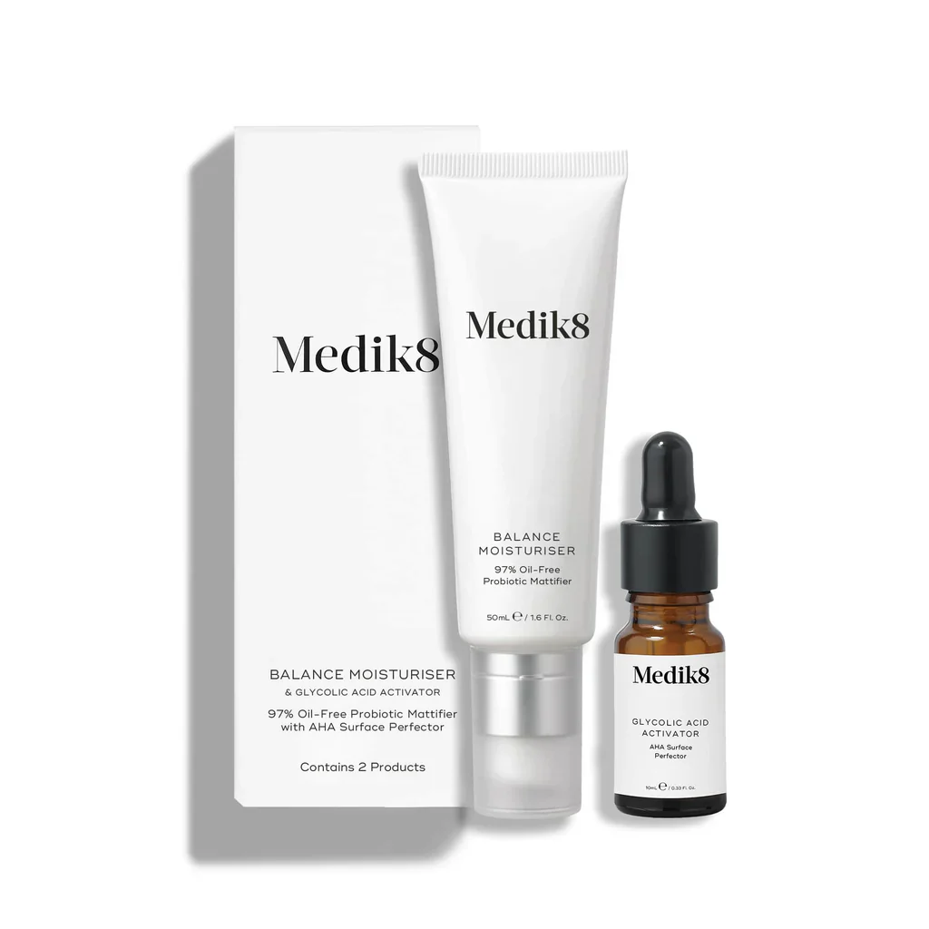 Medik8 | Balance Moisturiser and Glycolic Acid Activator (50ml) - Image 4