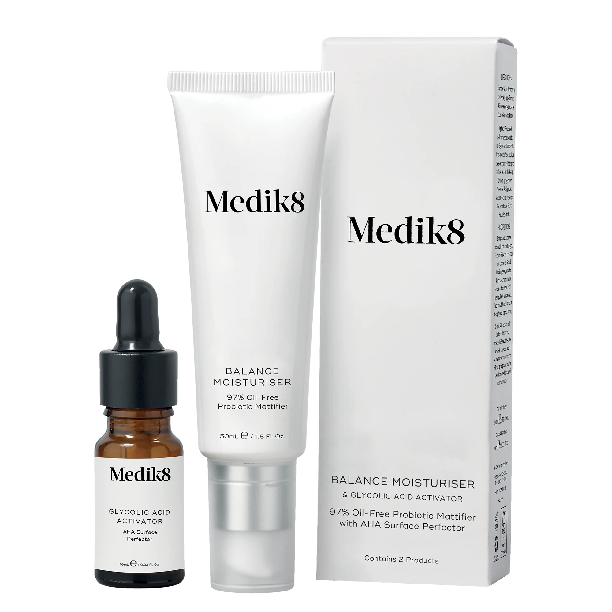 Medik8 | Balance Moisturiser and Glycolic Acid Activator (50ml) - Image 7