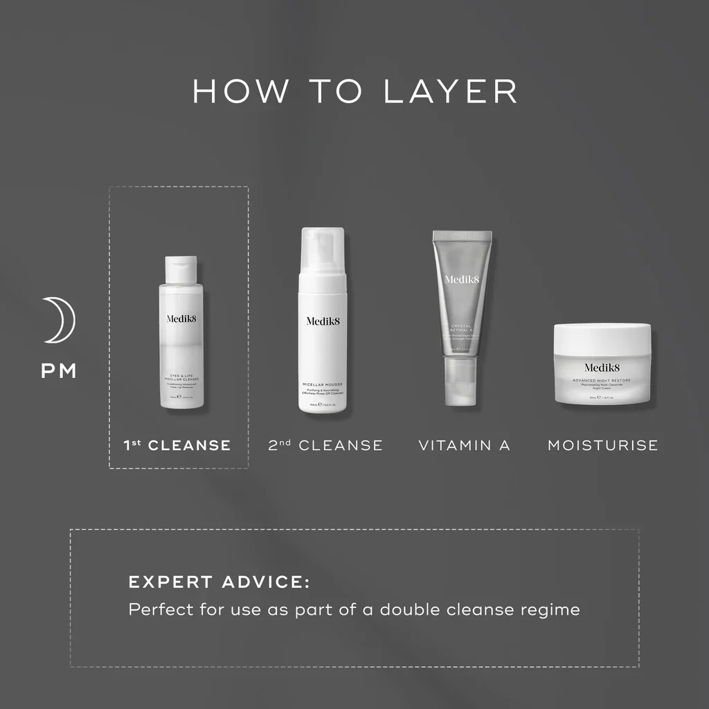 Medik8 | Eyes & Lips Micellar Cleanse (100ml) - Image 4