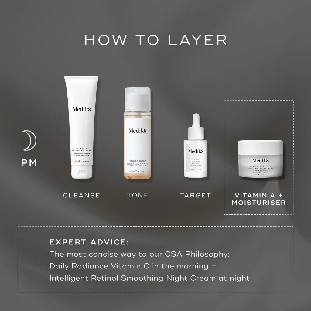 Medik8 | Intelligent Retinol Smoothing Night Cream (50ml) - Image 7