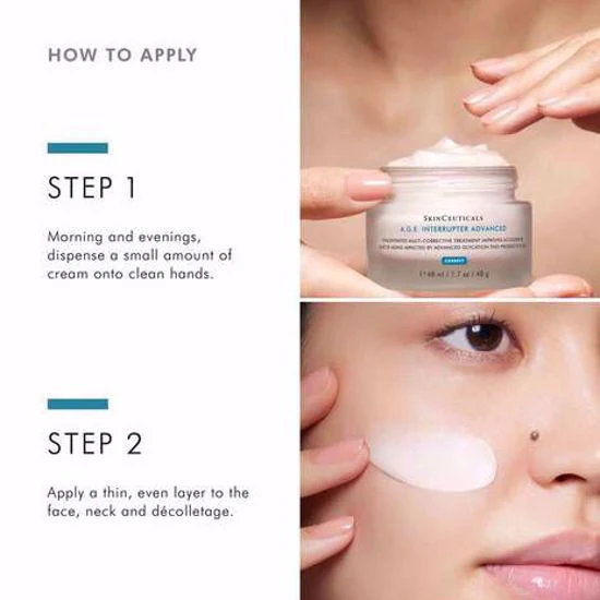 SkinCeuticals | A.G.E. Interrupter Advanced Anti-Wrinkle Cream (48ml) - Image 4